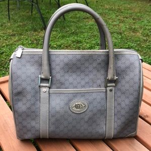 Vintage Gucci needs a good cleaning. Grey